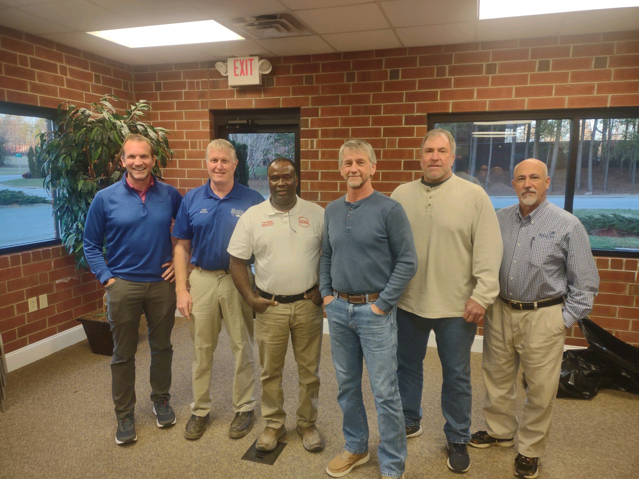 Masonry instructors and NCMCA members
